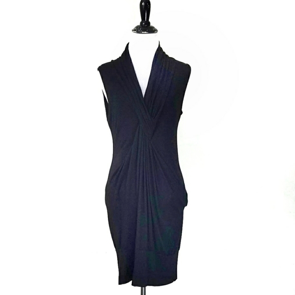 Nicole Caramel Dresses & Skirts - Nicol Caramel Black Maternity Dress